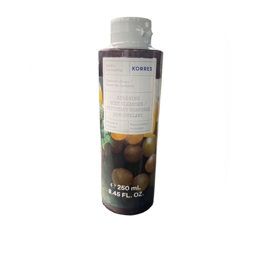 KORRES Santorini Grape Renewing Body Cleanser  8.45-oz. NEW UNOPENED